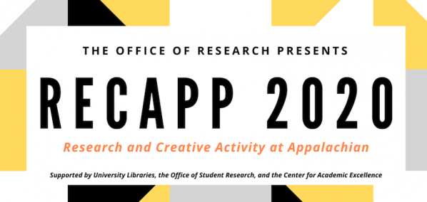 RECAPP 2020: Research and Creative Activity at Appalachian