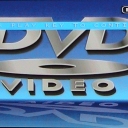 Still from the beginning of a movie showing DVD Video logo