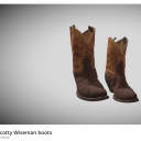 Screenshot of a 3D scan of Scotty Wiseman's Boots