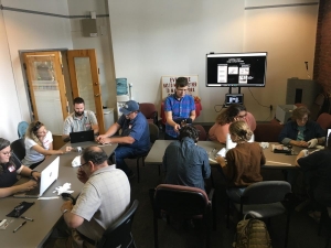 Participants at the Community Archiving Workshop